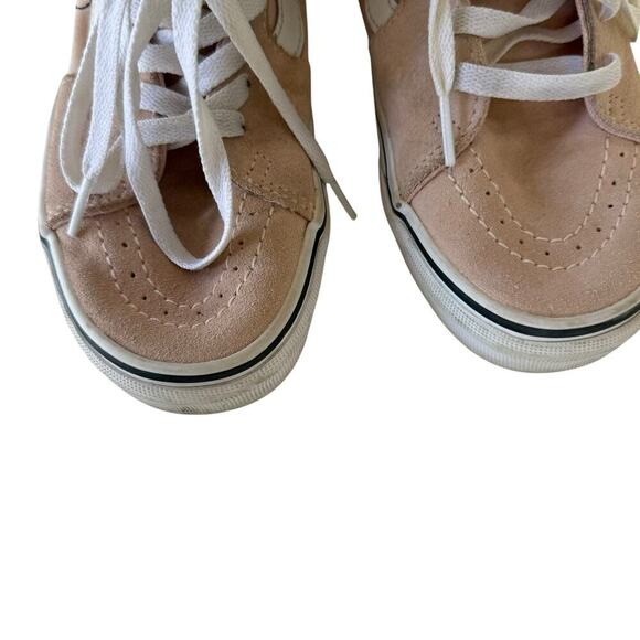 Vans Sk8-Hi Disney Mickey Minnie Mouse Pink Suede Sneakers Women’s 7.5 Rare - Picture 6 of 12